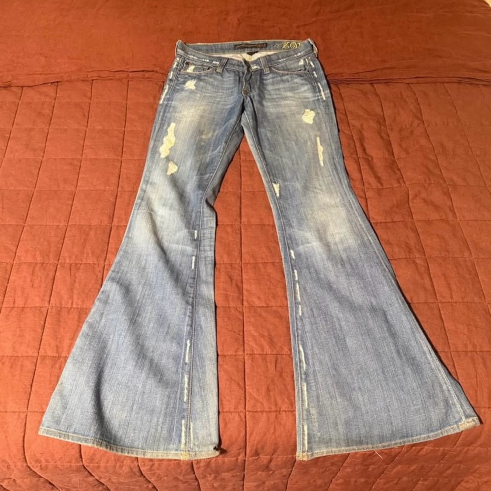 Women's Lucky Brand Low Rise Flared Jeans